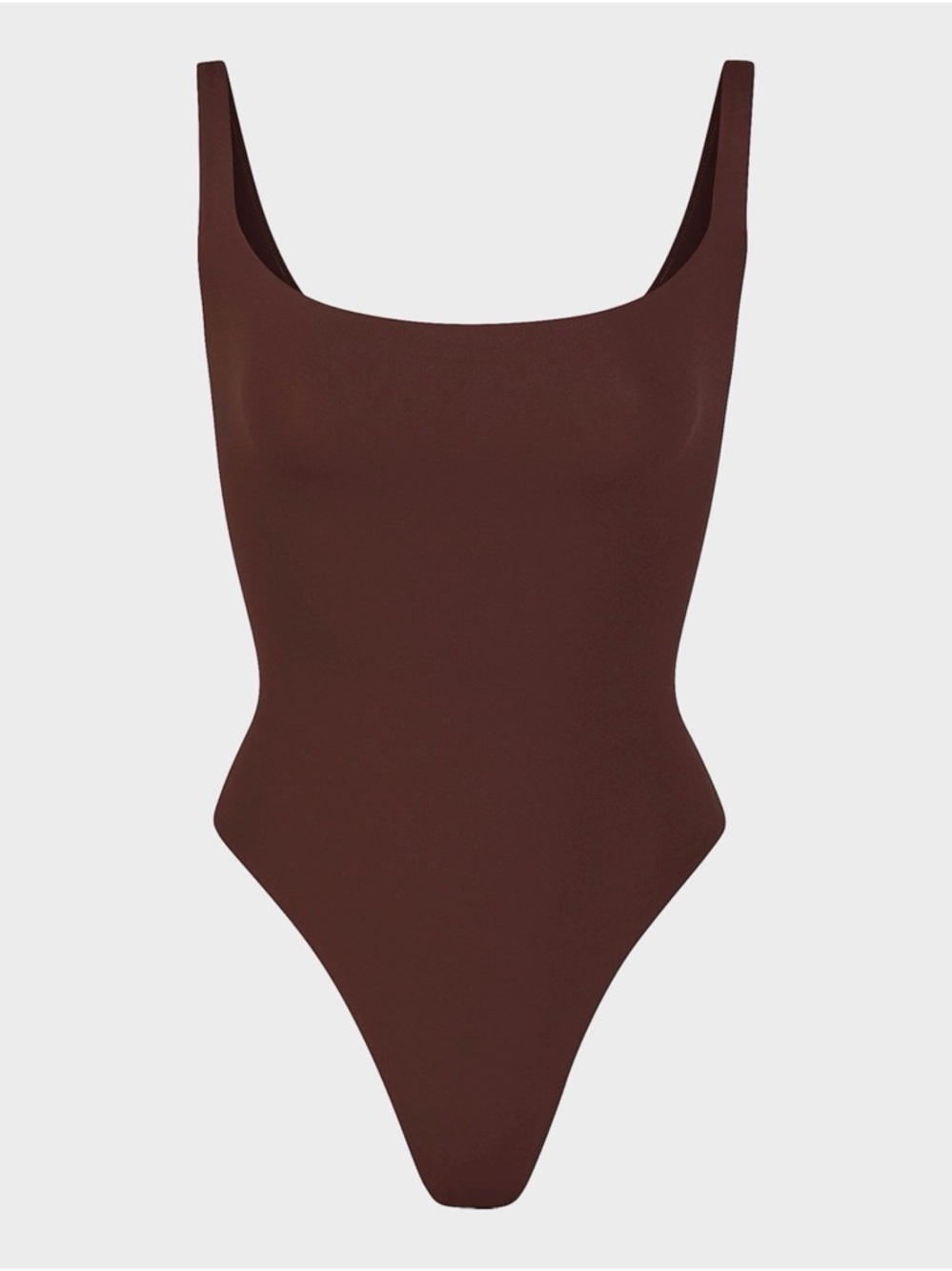 Women’s skims Scoop Neck Brown cocoa bodysuit S small
